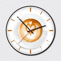 Đồng hồ vintage cà phê cappucino