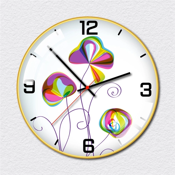 Đồng hồ vintage hoa nhiều màu