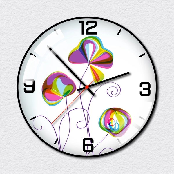 Đồng hồ vintage hoa nhiều màu