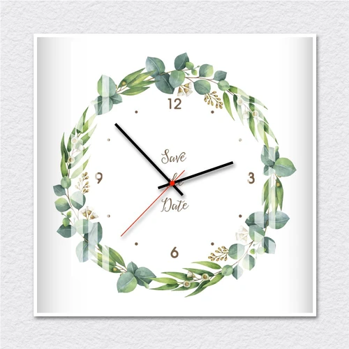 Đồng hồ vintage dây lá xanh 2