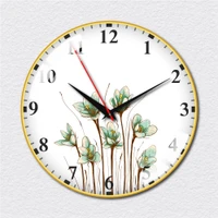 Đồng hồ vintage hoa xanh