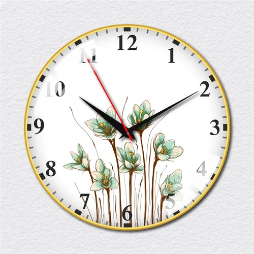 Đồng hồ vintage hoa xanh