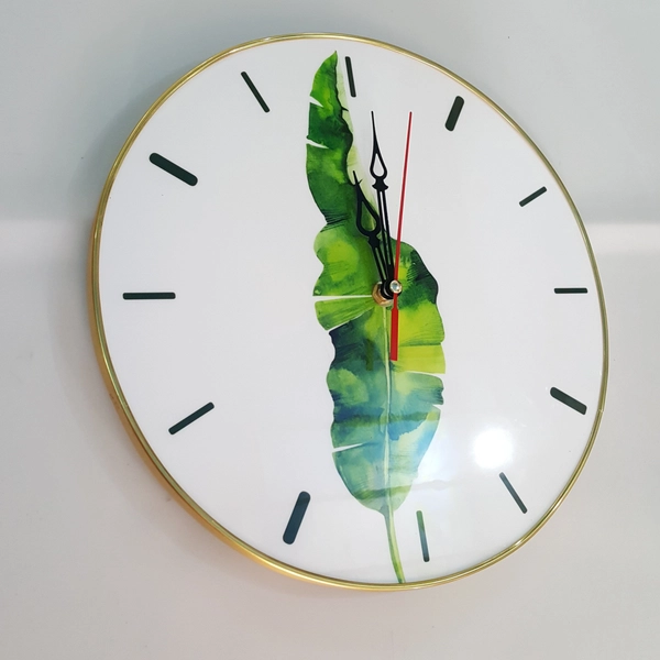 Đồng hồ vintage lá xanh 2