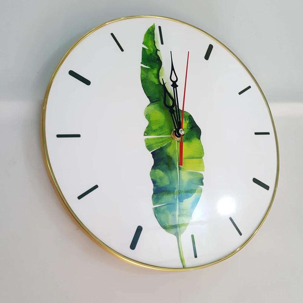 Đồng hồ vintage lá xanh 2