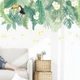 Decal dán tướng giàn lá xanh và chim tucan