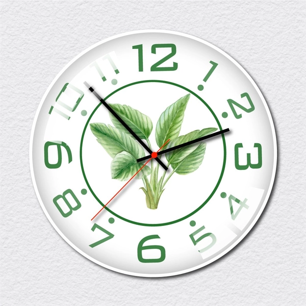 Đồng Hồ Vintage Lá Xanh Tươi Mát