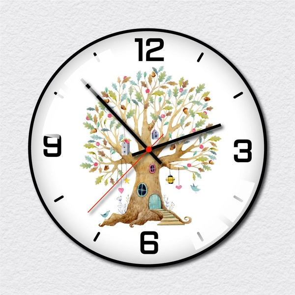 Đồng Hồ Vintage Cây Sắc Màu