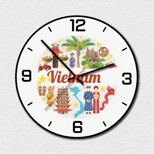 Đồng hồ vintage welcome to Viet Nam