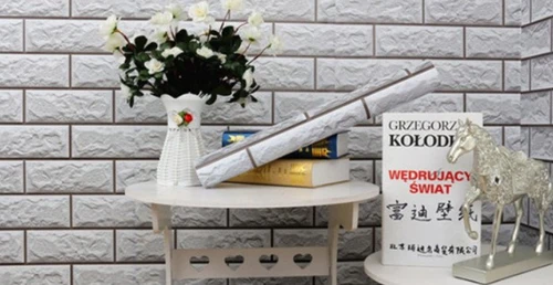 Giấy dán tường gạch cuộn khổ 0.45x10m