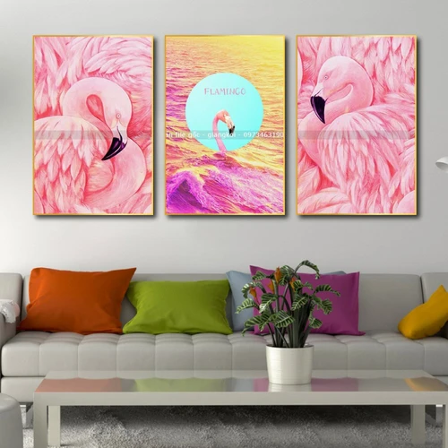 Tranh Treo Tường Hồng Hạc 2