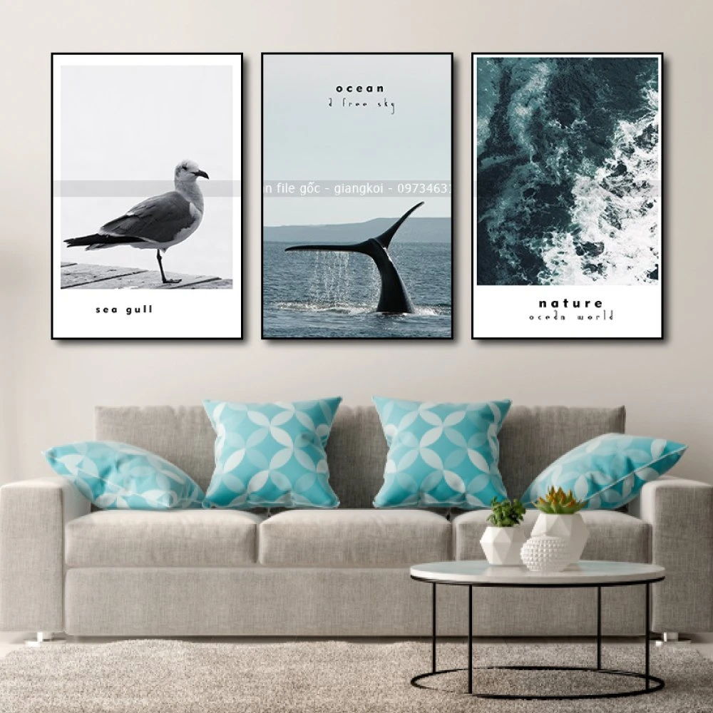 tranh biển thiên nhiên