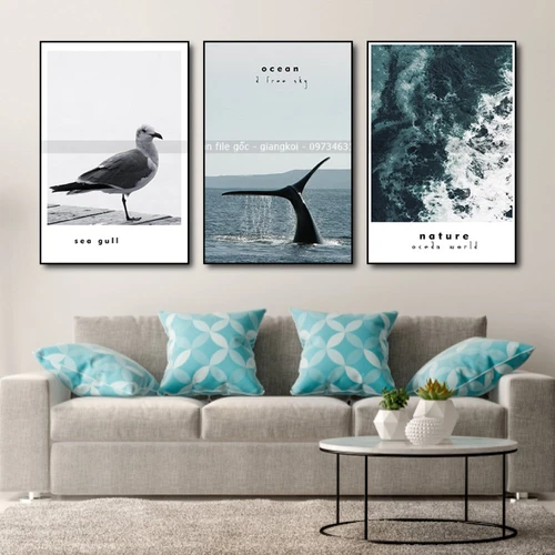 tranh biển thiên nhiên