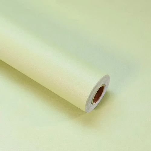 Giấy Dán Tường Màu Vàng Nhám Cuộn 0,45x10m