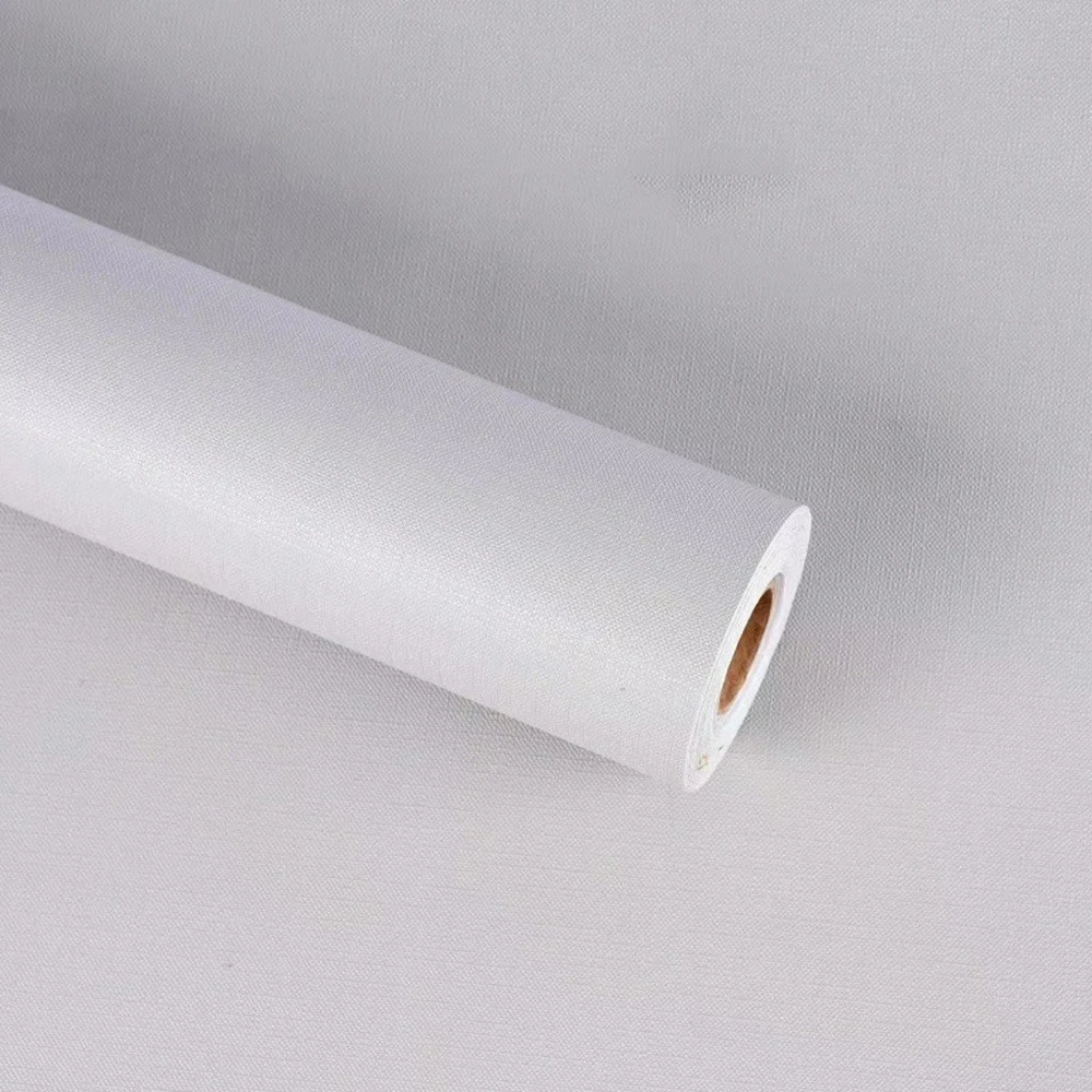 Giấy Dán Tường Màu Xám Nhạt Nhám Cuộn 0,45x10m