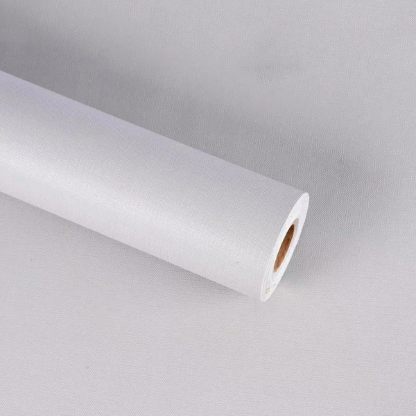 10m Giấy Dán Tường Màu Xám Nhạt Nhám