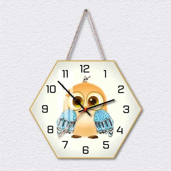 Tranh Đồng Hồ Chim Cú