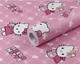 10m Giấy Dán Tường Hello Kitty Hồng Họa Tiết