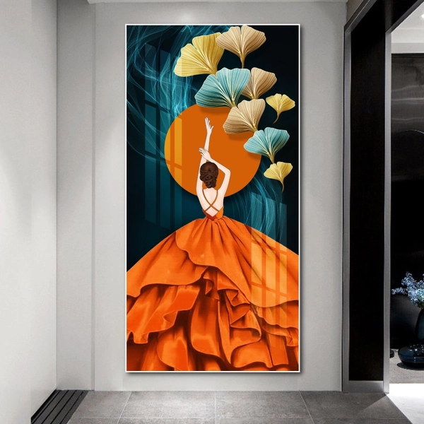 Tranh treo tường cô gái nghệ thuật 10