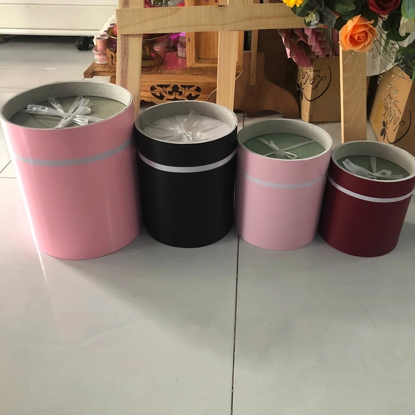 Hộp cắm hoa nhiều màu