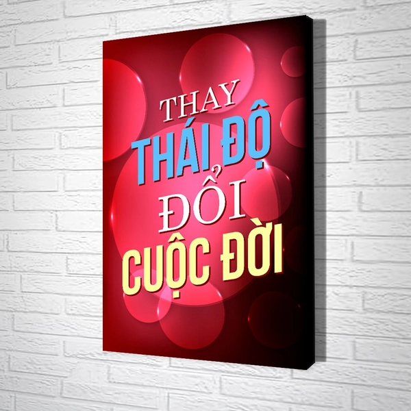 Tranh Văn Phòng Thay Thái Độ Đổi Cuộc Đời