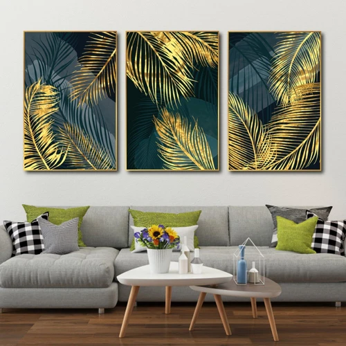 Tranh Treo Tường Lá Vàng Nghệ Thuật 11