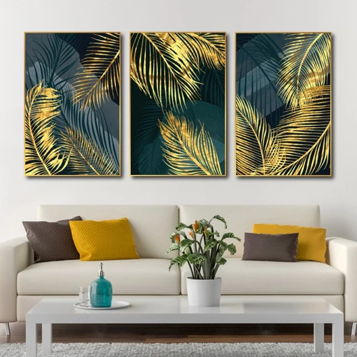 Tranh Treo Tường Lá Vàng Nghệ Thuật 11