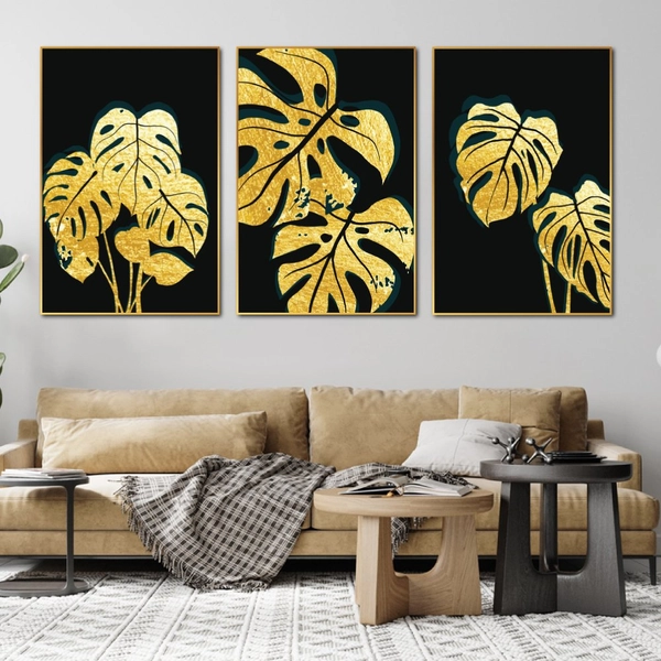 Tranh Treo Tường Lá Vàng Nghệ Thuật 8