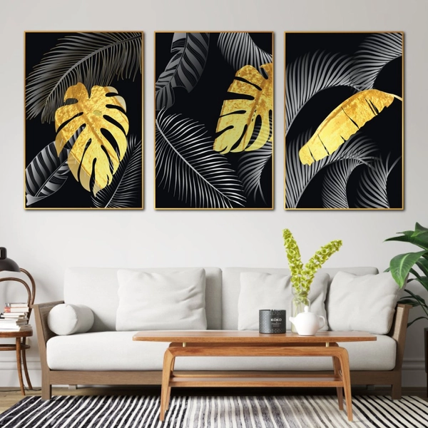 Tranh Treo Tường Lá Vàng Nghệ Thuật 8