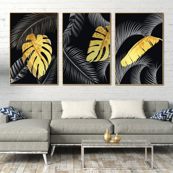 Tranh Treo Tường Lá Vàng Nghệ Thuật 8