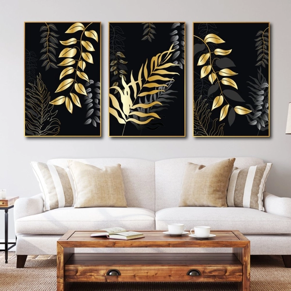 Tranh Treo Tường Lá Vàng Nghệ Thuật 8