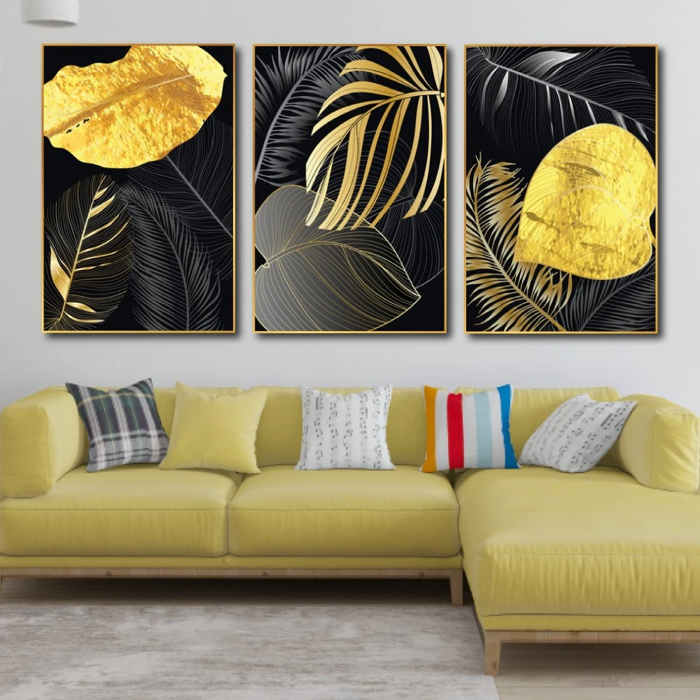 Tranh Treo Tường Lá Vàng Nghệ Thuật 8