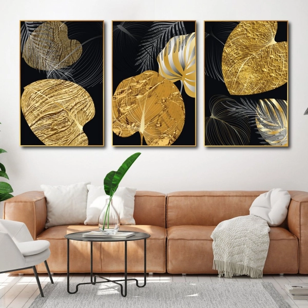 Tranh Treo Tường Lá Vàng Nghệ Thuật 8