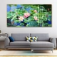 Tranh treo tường hồ sen 3d
