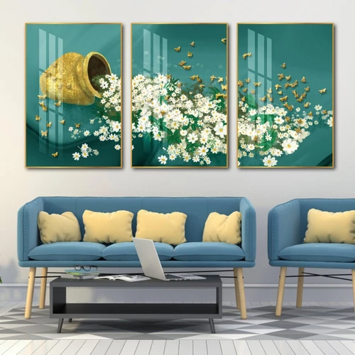 Tranh Treo Tường Cúc Họa Mi Trắng Tinh Khôi