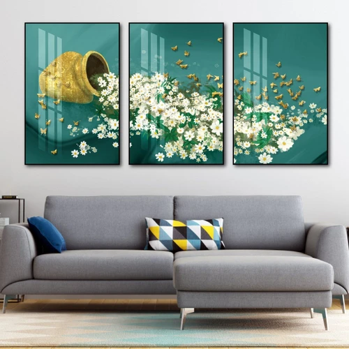 Tranh Treo Tường Cúc Họa Mi Trắng Tinh Khôi