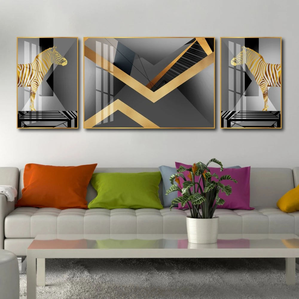 Tranh Treo Tường Ngựa Vằn Nghệ Thuật