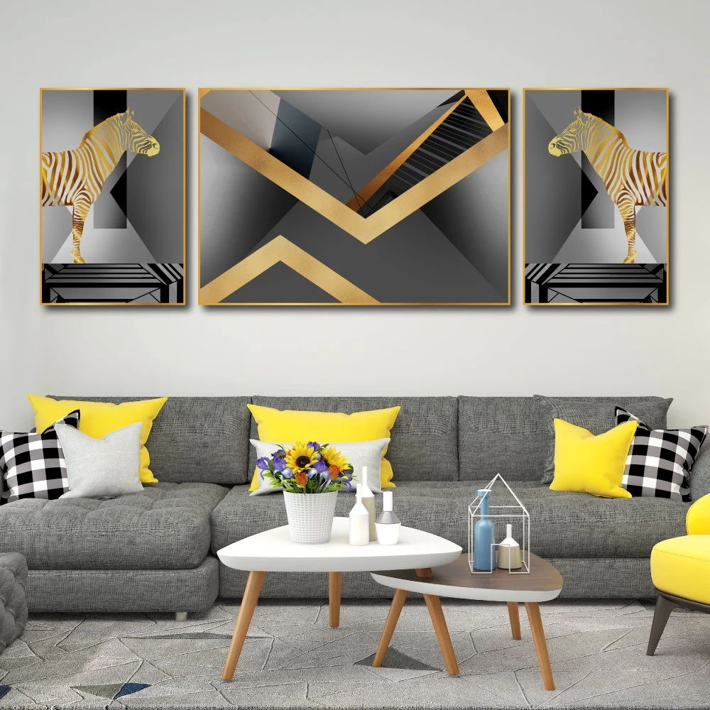 Tranh Treo Tường Ngựa Vằn Nghệ Thuật