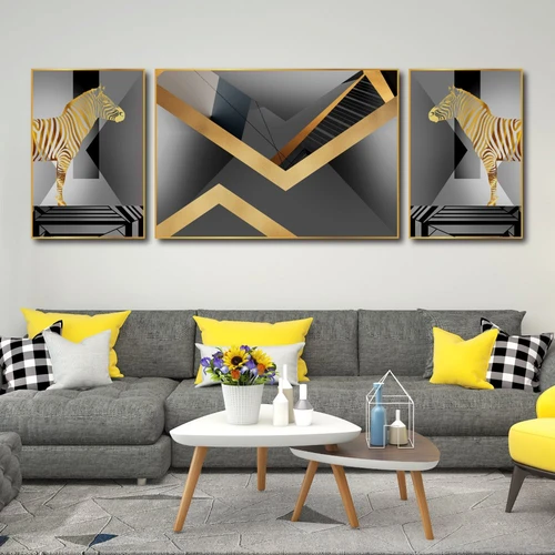 Tranh Treo Tường Ngựa Vằn Nghệ Thuật