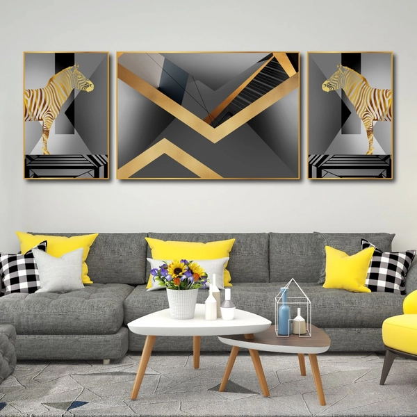 Tranh Treo Tường Ngựa Vằn Nghệ Thuật