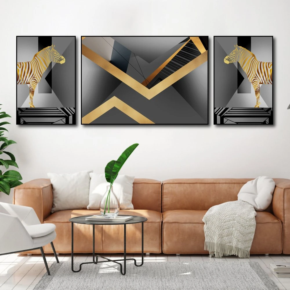 Tranh Treo Tường Ngựa Vằn Nghệ Thuật