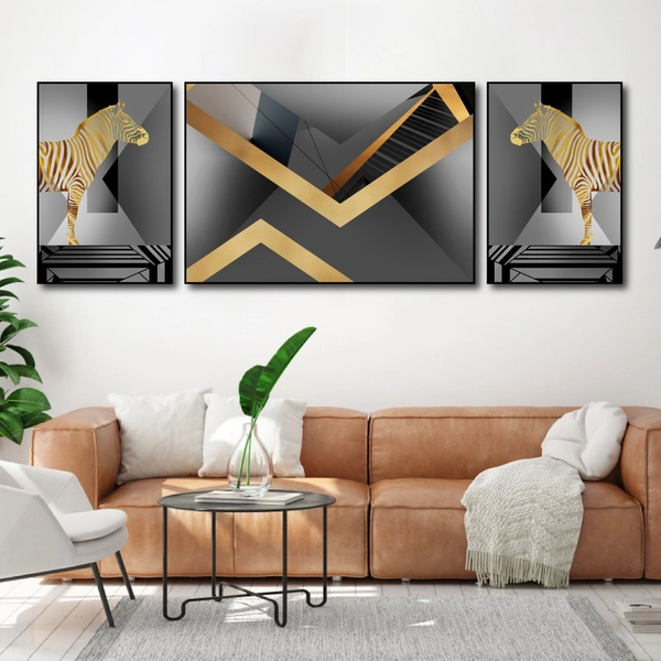 Tranh Treo Tường Ngựa Vằn Nghệ Thuật