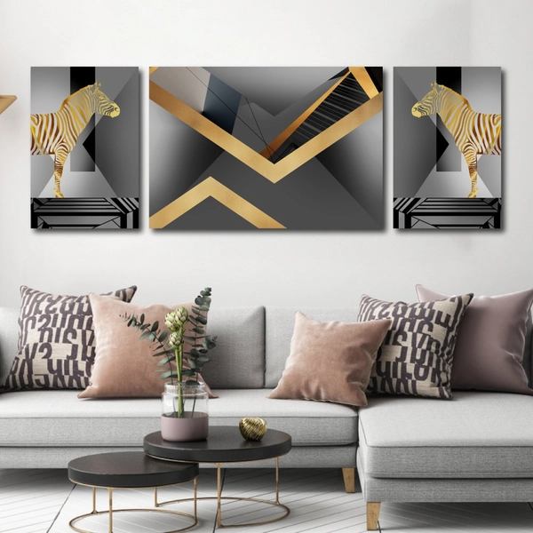 Tranh Treo Tường Ngựa Vằn Nghệ Thuật