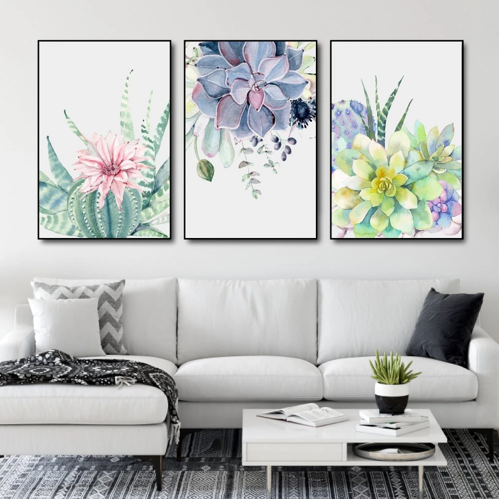 Tranh treo tường sắc hoa rực rỡ