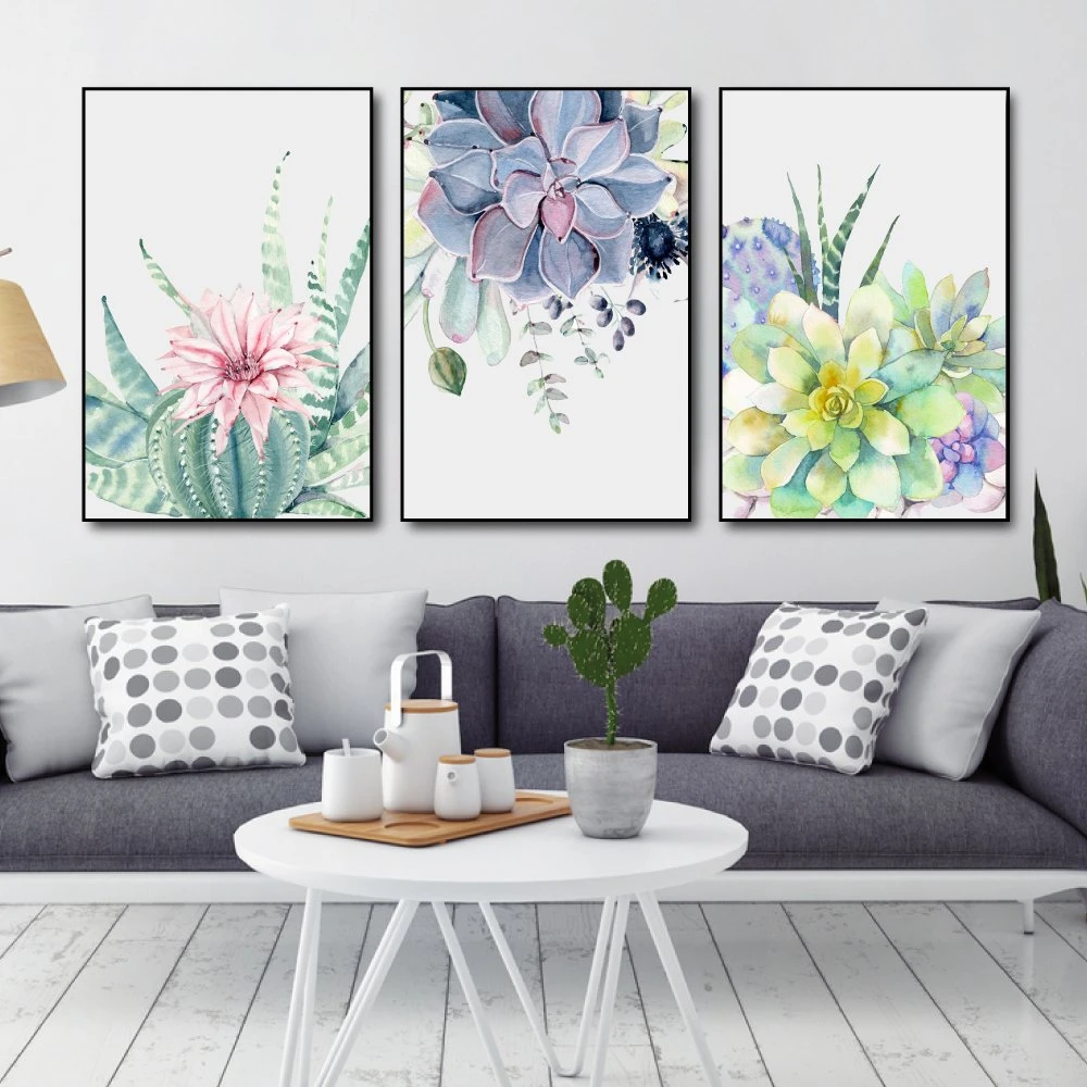 Tranh treo tường sắc hoa rực rỡ