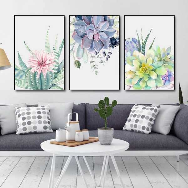 Tranh treo tường sắc hoa rực rỡ