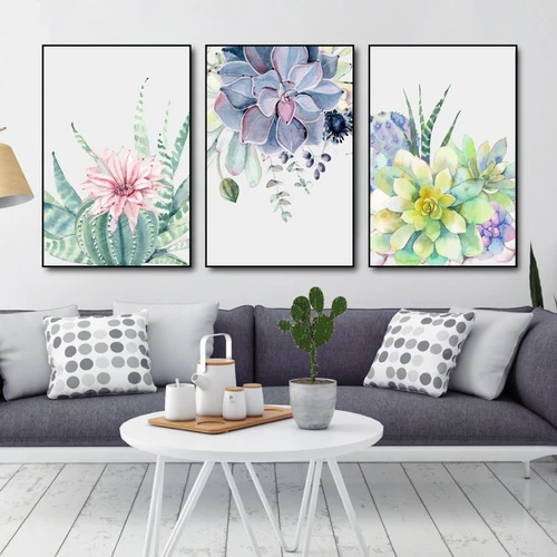 Tranh treo tường sắc hoa rực rỡ