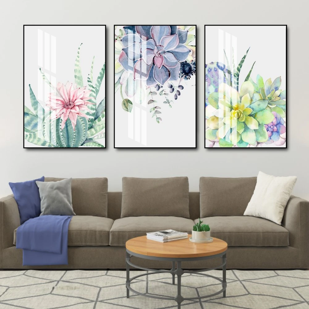 Tranh treo tường sắc hoa rực rỡ