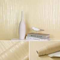 10m Giấy dán tường cuộn chỉ màu vàng khổ 0,45m