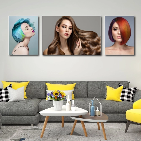 Tranh Treo Tường Tóc Nghệ Thuật 14