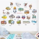 Decal dán tường phương tiện giao thông cho bé